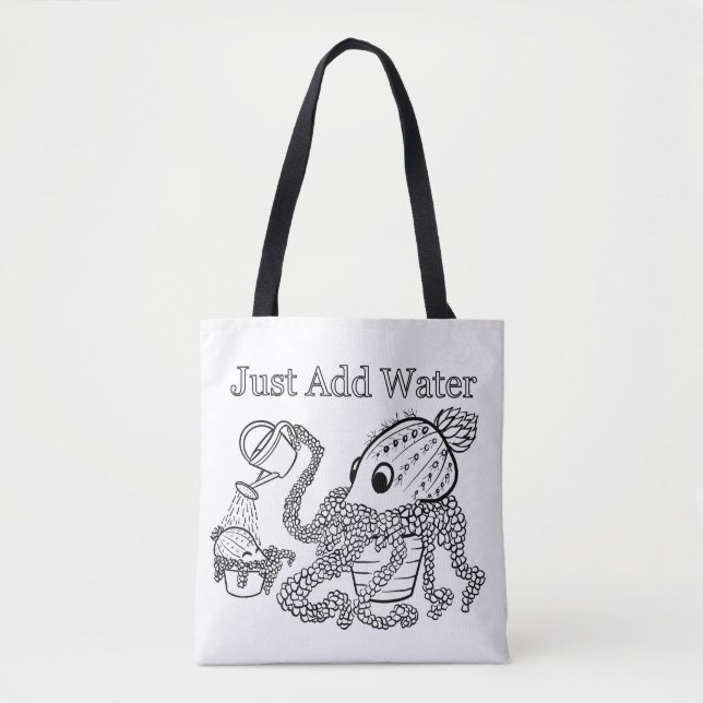 Bolso De Tela Tote Mama Cactus (Anverso)
