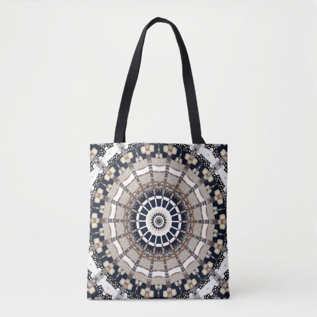 Bolso De Tela Tote Mandala (Anverso)