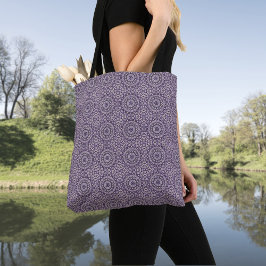 Bolso De Tela Tote Mandala 8