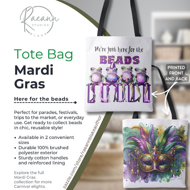 Bolso De Tela Tote Mardi Gras (Subido por el creador)