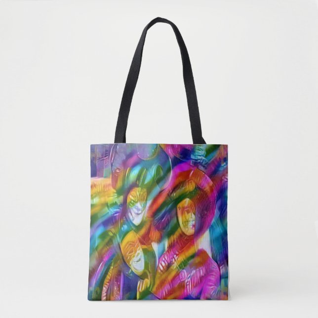 Bolso De Tela Tote Mardi Gras (Anverso)