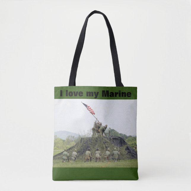 Bolso De Tela Tote marino (Anverso)