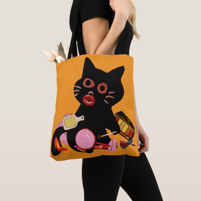 Bolso De Tela Tote MAT PAT (Detalle)