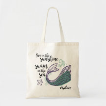 Tote Mermaid Tail