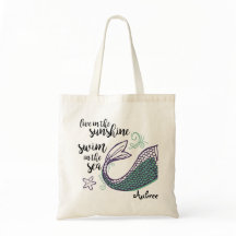 Tote Mermaid Tail