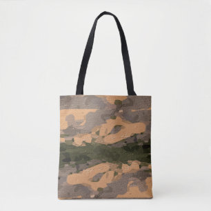 Bolso De Tela Tote Militar Moda Camo