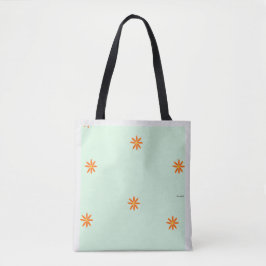 Bolso De Tela Tote Mini Daisies