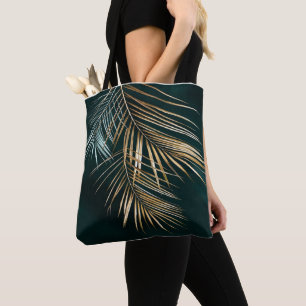 Bolso De Tela Tote minimalista con lienzo de hoja nórdica modern