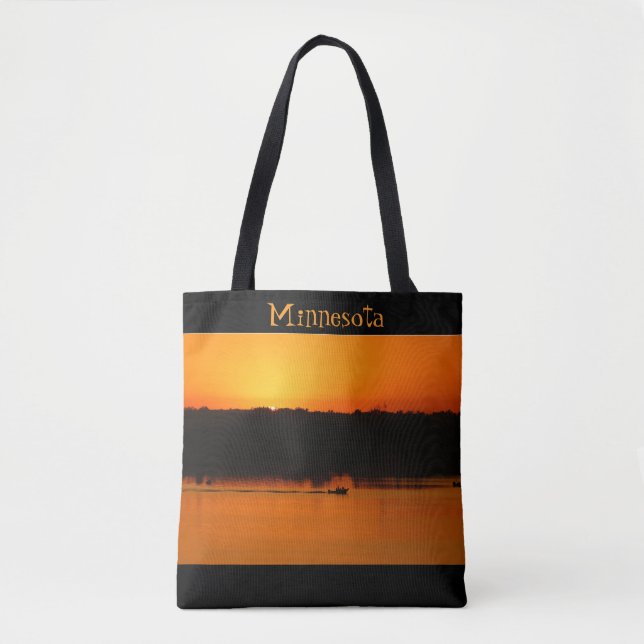 Bolso De Tela Tote Minnesota Sunset-LadybSlipper (Anverso)
