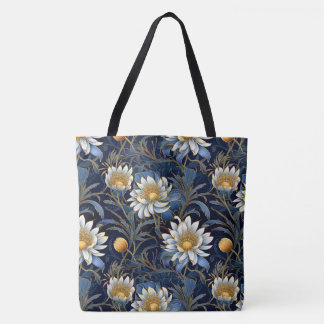 Bolso De Tela Tote Minot Winter Blossom