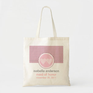 Bolso De Tela Tote moderno del banquete de boda de la novia