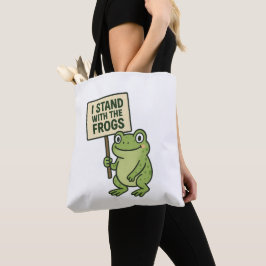 Bolso De Tela Tote moderno para amantes de las ranas