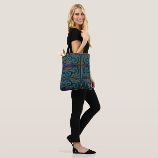 Bolso De Tela Tote Mola Kuna Shoulder