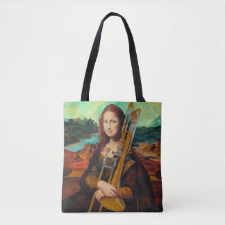 Bolso De Tela Tote Mona Lisa