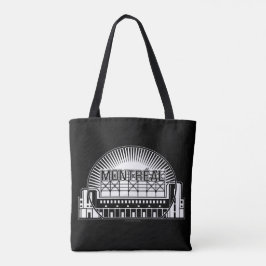 Bolso De Tela Tote Montréal Landmark