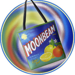 Bolso De Tela TOTE - Moonbeam - Frutas cítricas - 2 caras