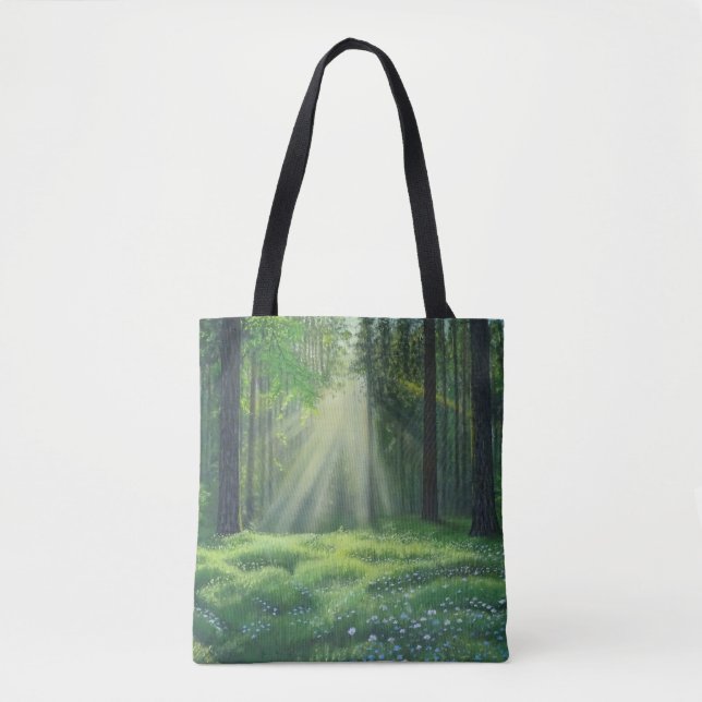 Bolso De Tela tote "Morning Has Broken" (Anverso)