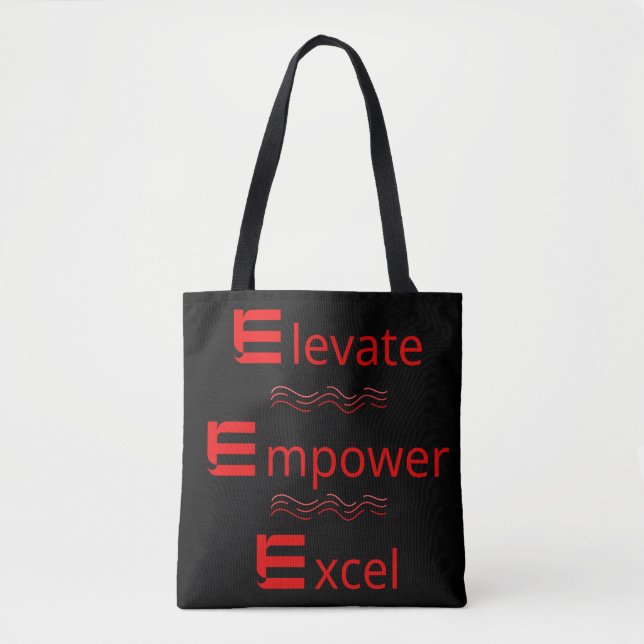 Bolso De Tela Tote motivacional (Anverso)
