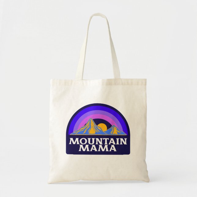 Bolso De Tela Tote Mountain Mama (Frente)