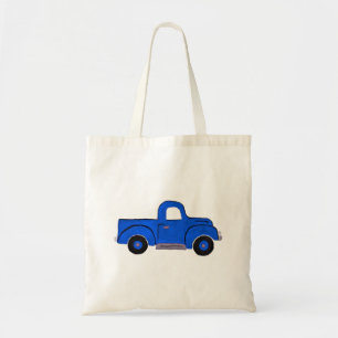 Bolso De Tela Tote multipropósito de diseño de camión azul pinta