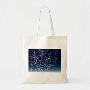 Bolso De Tela Tote Mundial de Copos de Nieve
