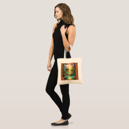 Bolso De Tela "Tote mundial extranjero - el estilo cósmico se en