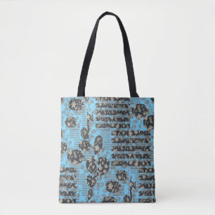 Bolso De Tela tote musical