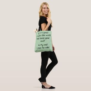 Bolso De Tela Tote My Soul (moderno)