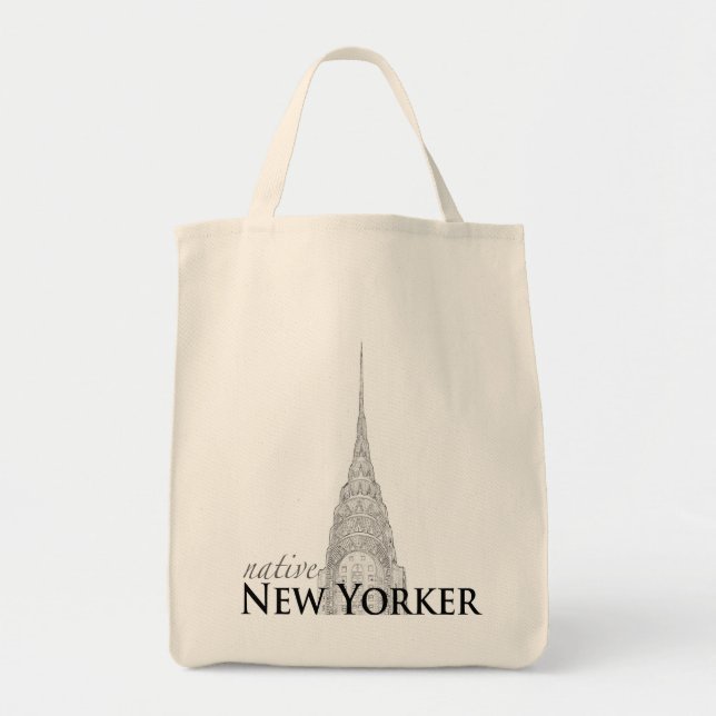 Bolso De Tela Tote nativo del neoyorquino (Frente)