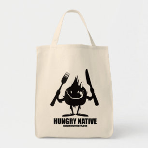 Bolso De Tela Tote nativo hambriento del ultramarinos