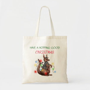 Bolso De Tela tote navidad con canguro