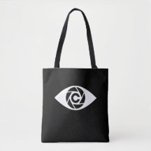Tote negro medio de camarógrafo — La Shutterclique