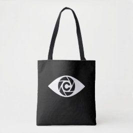 Bolso De Tela Tote negro medio de camarógrafo — La Shutterclique