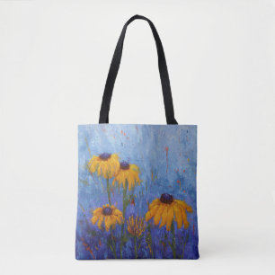 Bolso De Tela Tote Negro-Observado de Susans