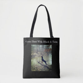 Bolso De Tela Tote negro y moreno de un cuajo