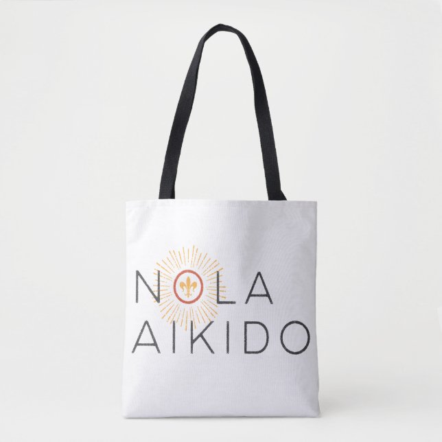 Bolso De Tela Tote NOLA Aikido (Anverso)