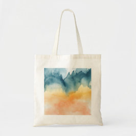 Bolso De Tela Tote Nordics Watercolor print 1