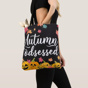 Bolso De Tela ¡Tote Obsesionado De Otoño!