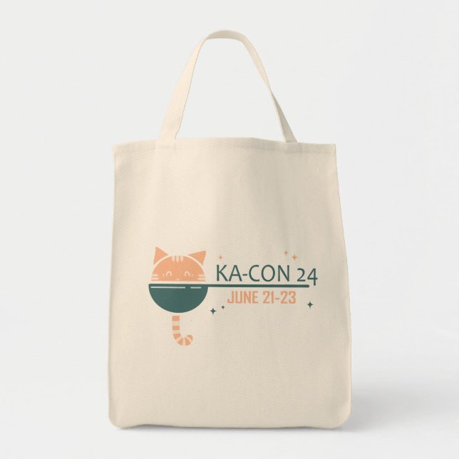 Bolso De Tela Tote Oficial de KACON 2024 (Frente)
