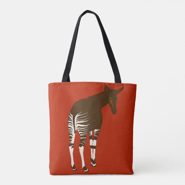 Bolso De Tela Tote Okapi (Reverso)