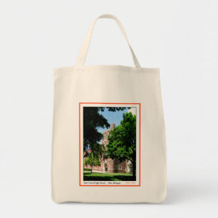 Bolso De Tela Tote orgánico central del pedernal alto