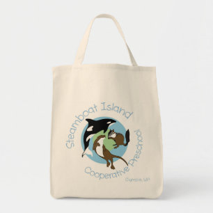 Bolso De Tela Tote orgánico del ultramarinos