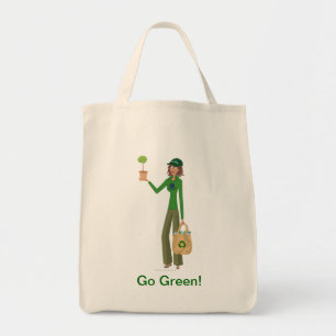 Bolso De Tela Tote orgánico del ultramarinos de DHG
