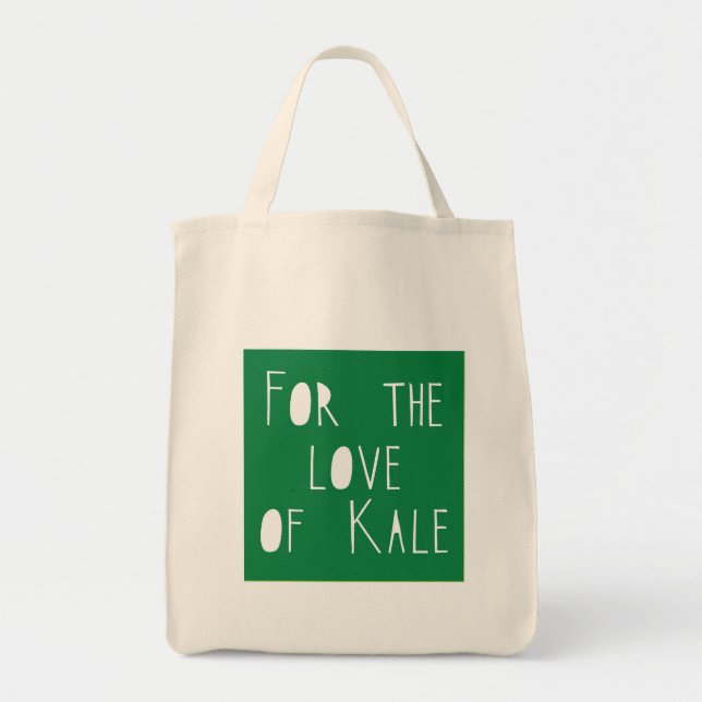 Bolso De Tela Tote orgánico del ultramarinos del algodón (Frente)
