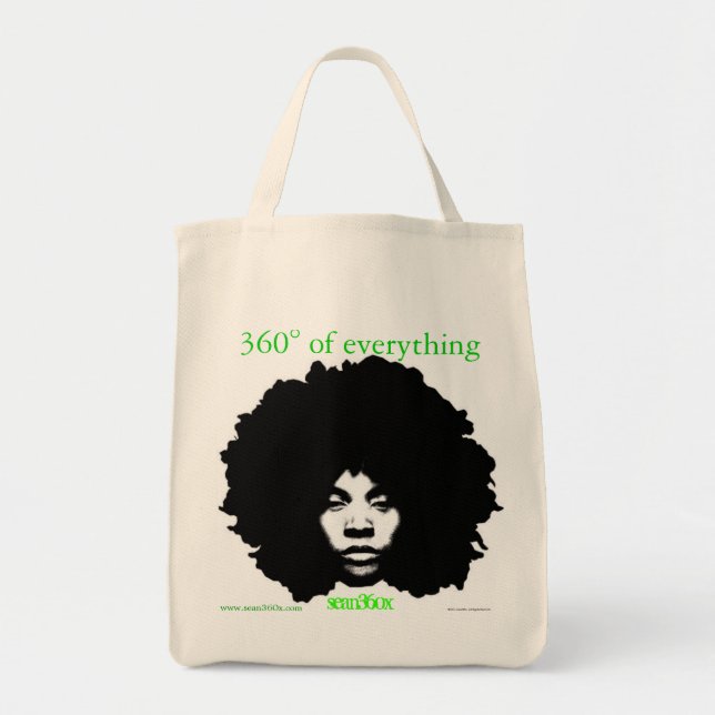 Bolso De Tela Tote orgánico sean360x 360° (Frente)