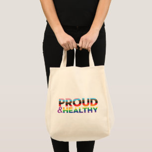 Bolso De Tela Tote Orgulloso y Saludable