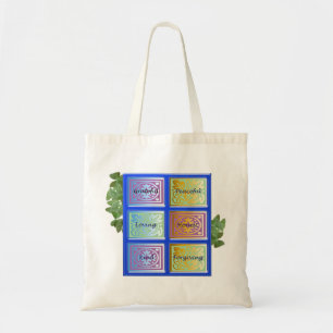Bolso De Tela Tote pacífico agradecido