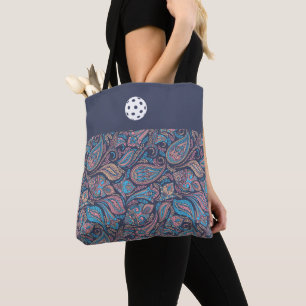 Bolso De Tela Tote Paisley