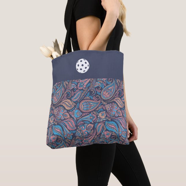 Bolso De Tela Tote Paisley (Detalle)