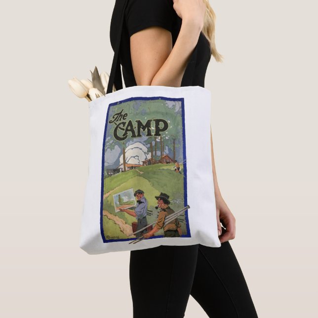 Bolso De Tela Tote Palette & Chisel Summer Camp (Detalle)